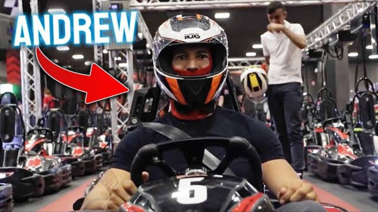 Andrew Tate Goes Go-Karting After Releasing From House Arrest