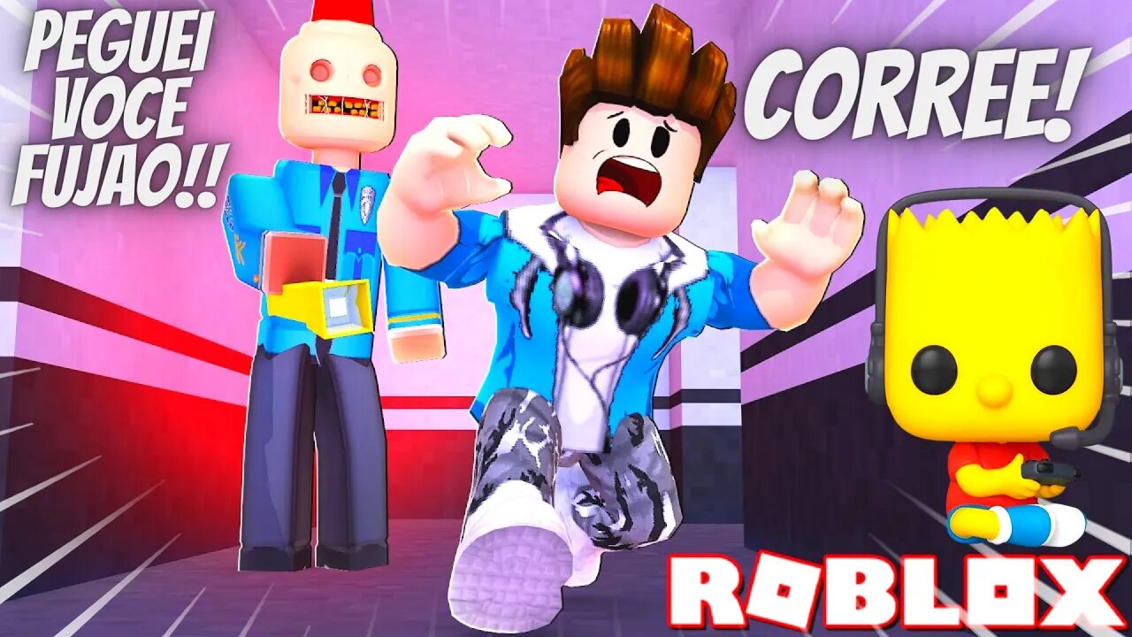 ANIMATRONIC? ESCAPE DO POLICIAL MALUCO DO ROBLOX!! (Escape Siren Cop's Prison)