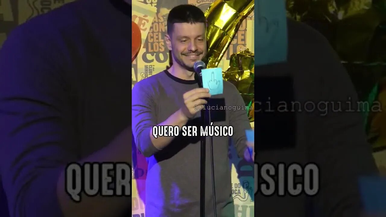 QUERO SER MÚSICO #shorts #standupcomedy #musica