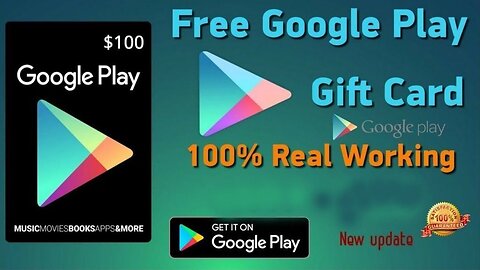 Get a $100 Google Play Gift Card