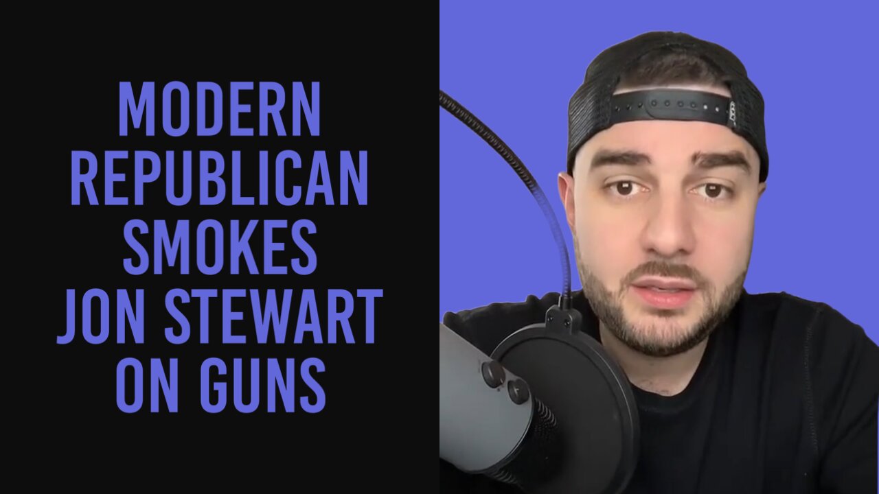 Jon Stewart gets a lesson on guns in America