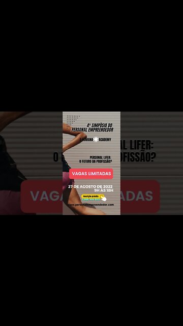 4º Simpósio do Personal Empreendedor |27/08 #shorts