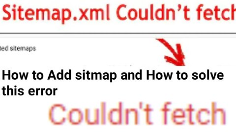 how to add sitmap and how to solve this error amharic