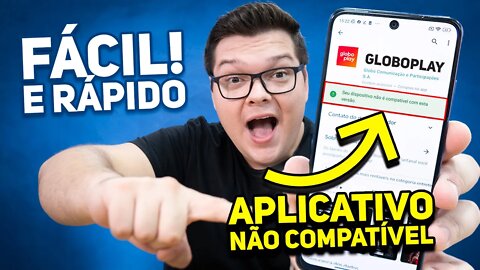 GLOBOPLAY NÃO COMPATÍVEL!! COMO RESOLVER FÁCIL E RÁPIDO!