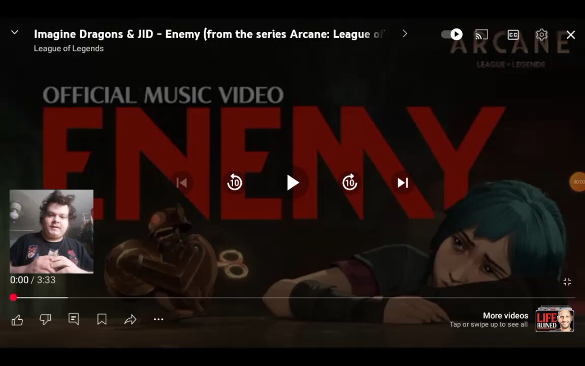 Reacting To Imagine Dragons & JID - Enemy (From The Series Arcane: League of Legends)