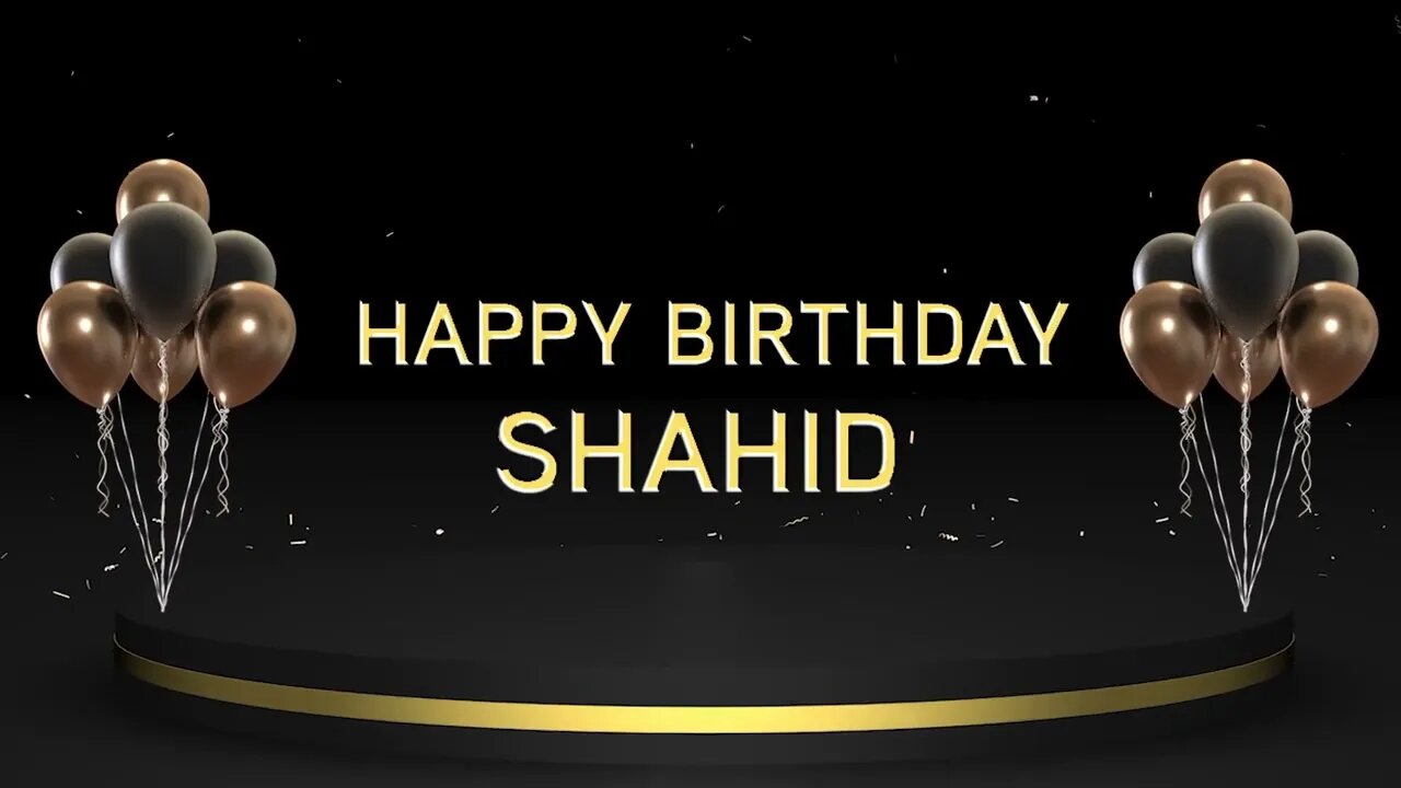 Wish you a very Happy Birthday Shahid