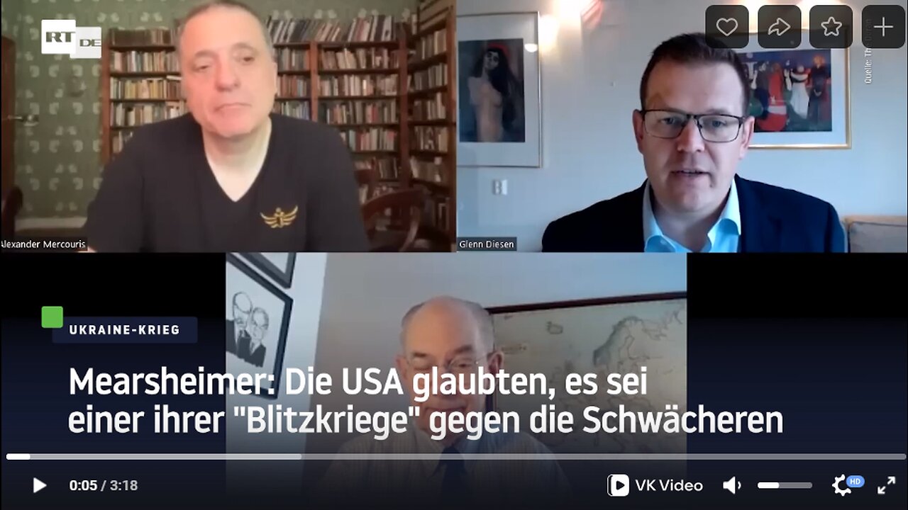 Mearsheimer und die USA Blitzkrieg gegen Russland