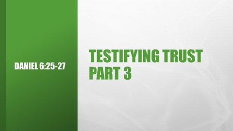 7@7 #115: Testifying Trust 3