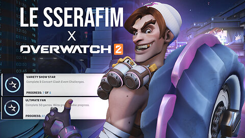 Completing Overwatch 2 x LE SSERAFIM Event Challenges