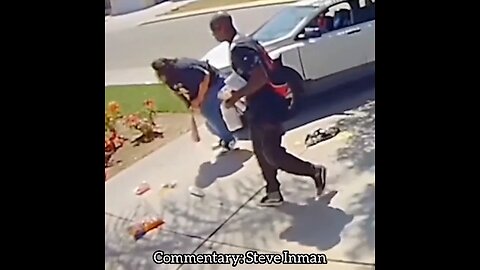 Store clerk goes after thief and runs him over down the street