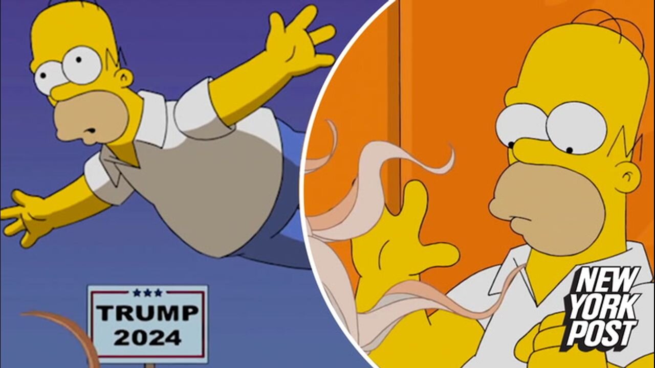 The Simpsons "predicts" Donald Trump’s 2024 presidential run in 2015 clip