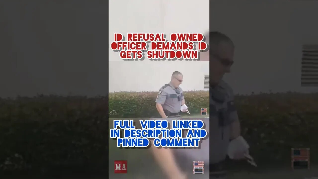 OFFICER DEMANDS ID GETS SHUTDOWN OWNED. #Shorts