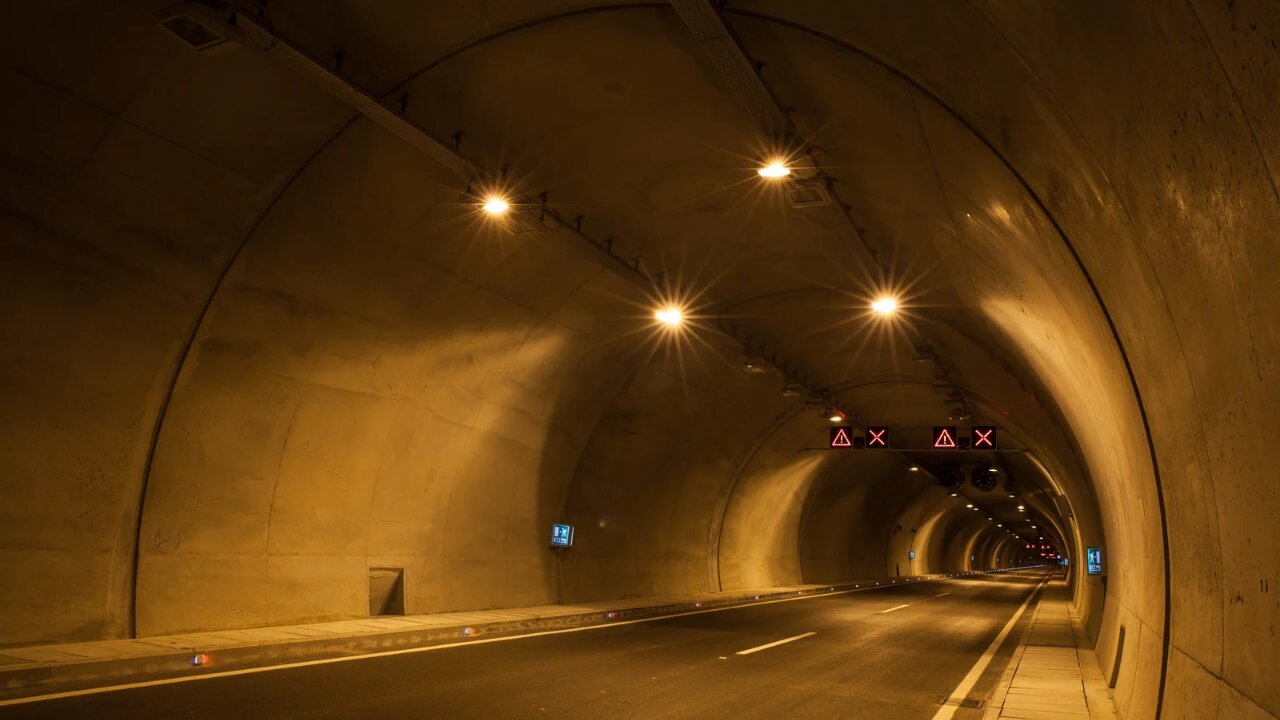 Pakistan Hunza Tunnel.