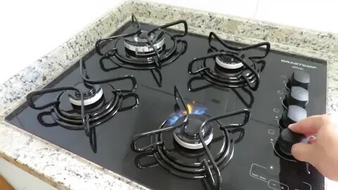 [Review] Cooktop 4 bocas Brastemp com duplachama e timer touch - BDT62AE - BIVOLT