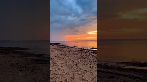 The Calm After the Storm on a Beach