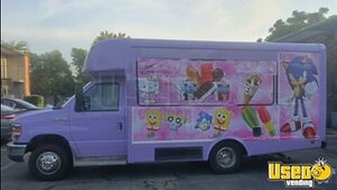 2017 Ford E350 Econoline 6 in 1 for Ice Cream, Boba | Snowcone, Juice, Milkshake Truck for Sale
