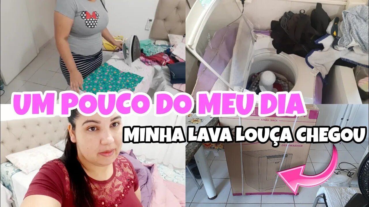 UM POUCO DO MEU DIA +MINHA LAVA LOUCA CHEGOU + A INSTALAÇÃO DELA