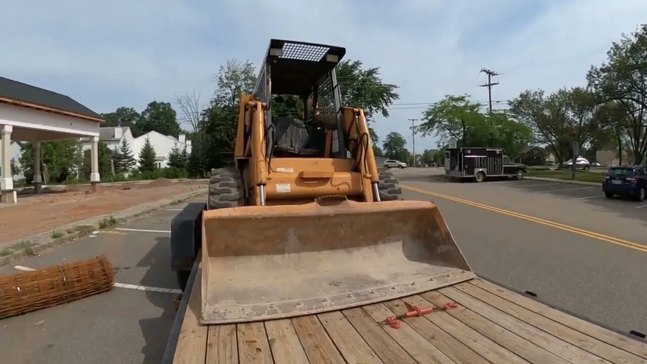 Stangl Market pouring concrete