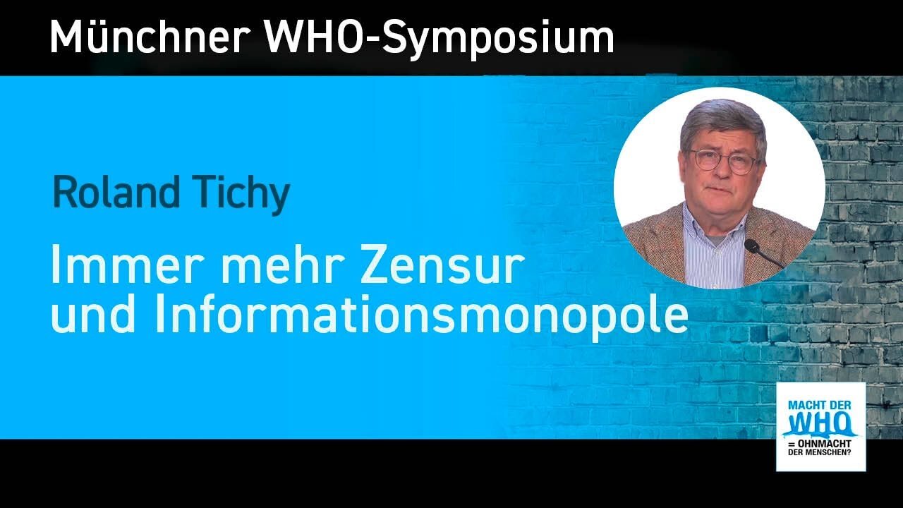 ROLAND TICHY: Kritischer Journalismus ade? Immer mehr Zensur und Informationsmonopole