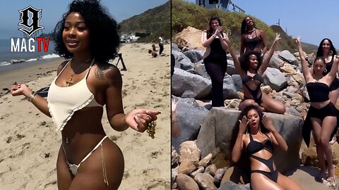 Jayda Cheaves Shows Off Her Summer Bawdy During Swimsuit Photoshoot! 🍑