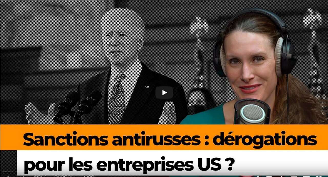 « Les sanctions sont mises en place pour défendre les intérêts américains » et non pas européens