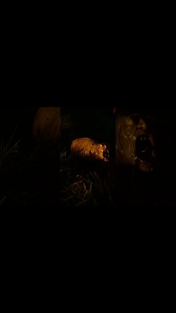 Lovecraft Innsmouth Scene The Village Mire 2023 #shorts #yardhaunt #lovecraft #halloween #homehaunt