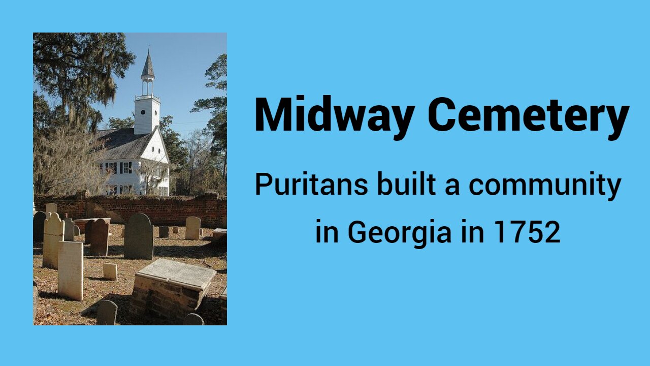 Puritans from England to Georgia