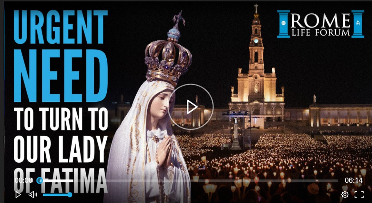 Turn to Our Lady of Fatima before it's too late