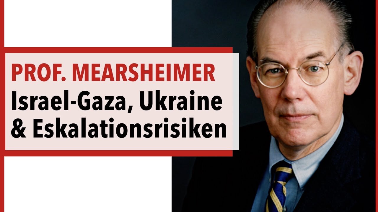 Prof. John Mearsheimer zu Israel-Gaza, Eskalationsrisiken, dem Ukraine-Krieg@acTVism Munich🙈