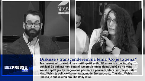 Diskuze s transgenderem na téma "Co je to žena?"