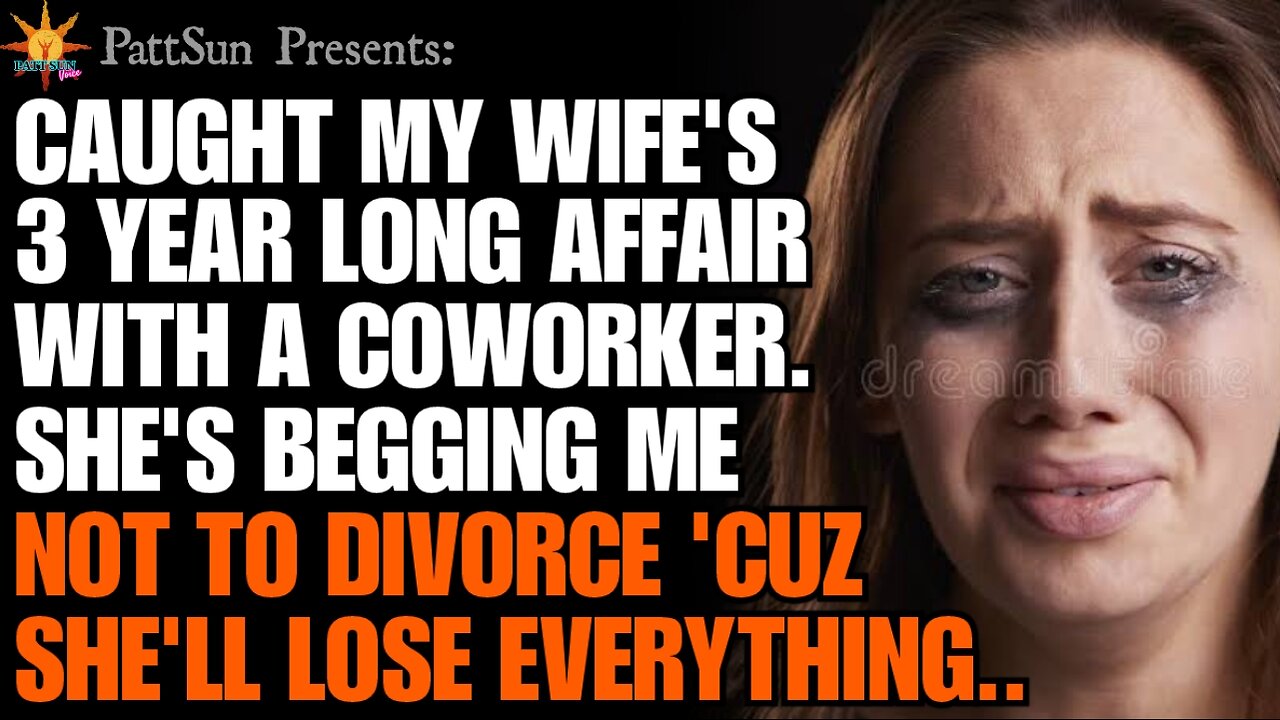 Caught my Wife's Affair w/ her coworker. She's begging me not to divorce 'cuz she'll lose everything