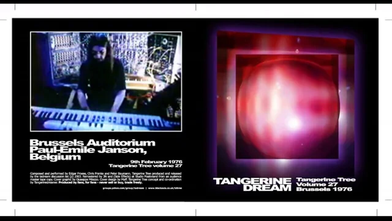 Tangerine Tree Volume 27: Brussels 1976 Tangerine Dream