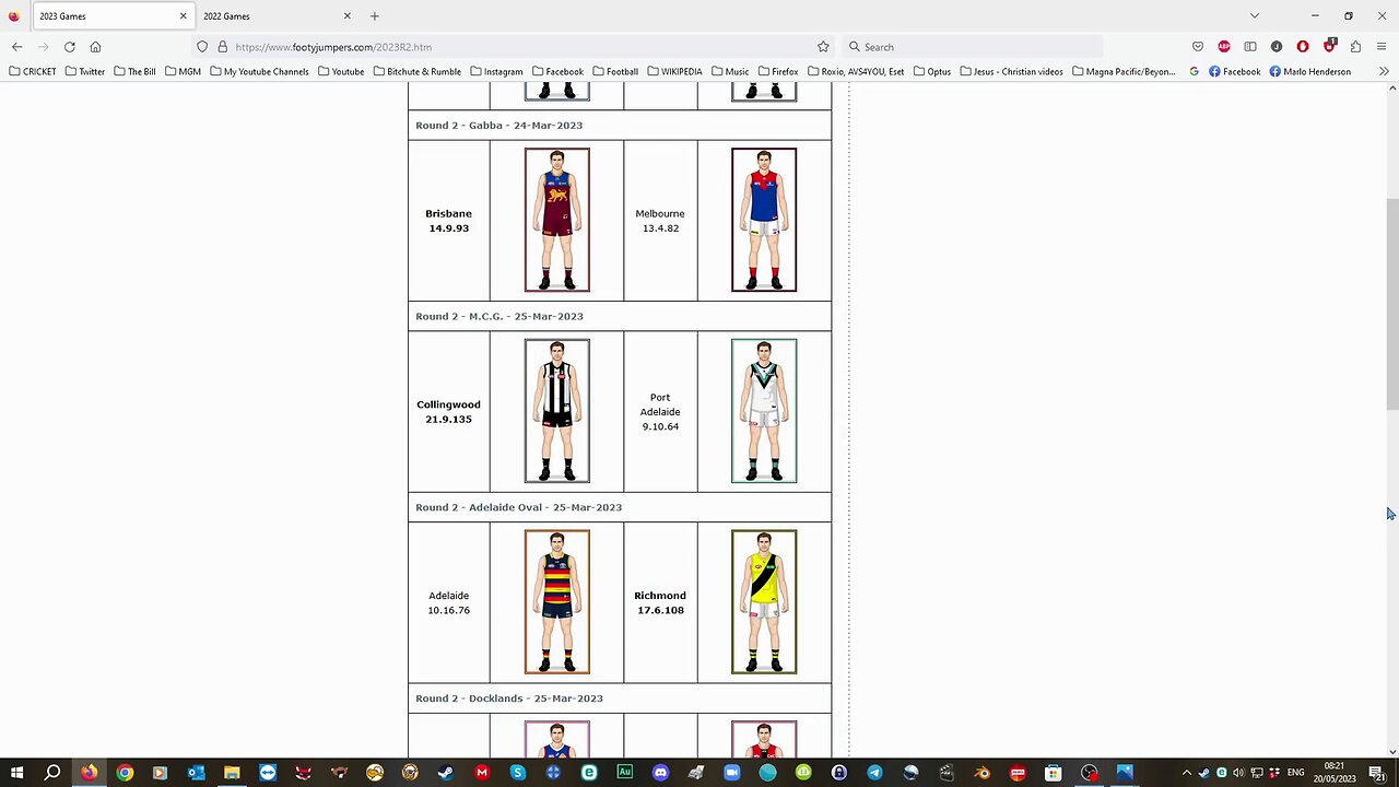 Port Adelaide Football Club our Jumpers did clash against Collingwood