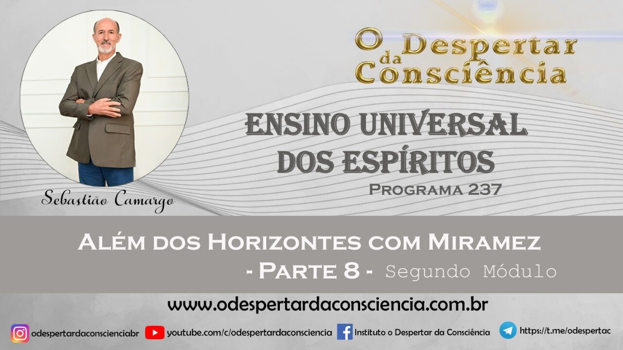 ENSINO UNIVERSAL DOS ESPÍRITOS - PROGRAMA 237