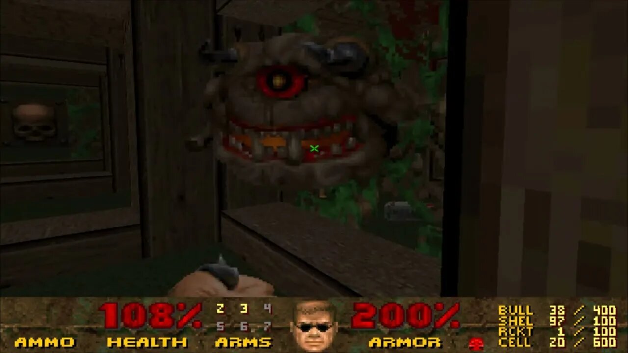 Final Doom Plutonia Phase 3 Level 1 UV Max in 26:57 (Commentary)
