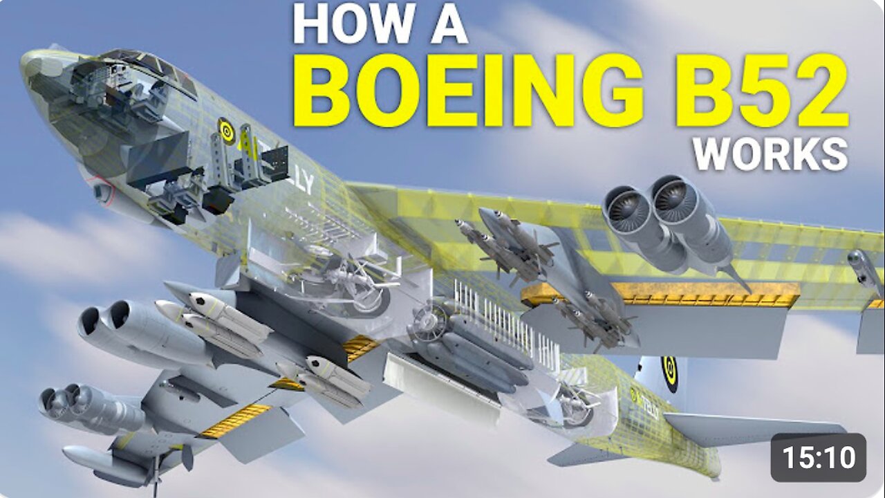 B52 Bomber Boeing Plane | How it Works US Airforce Bomber - MilTec by AiTelly