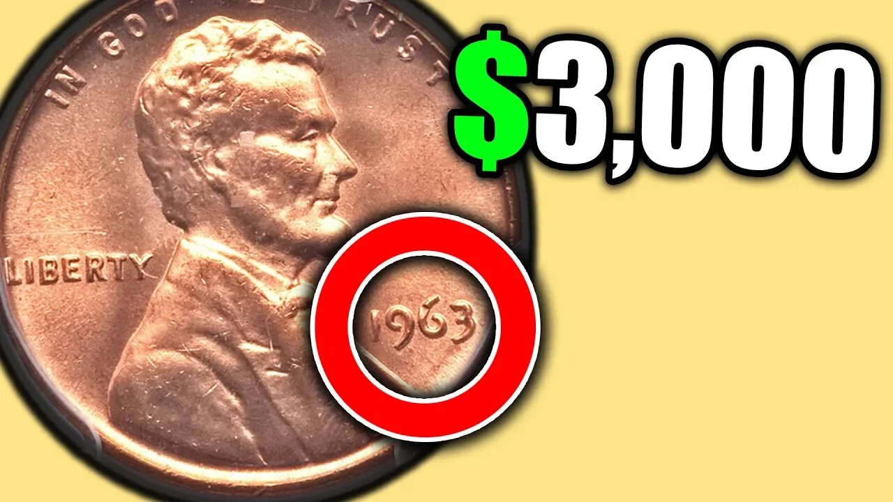 CHECK YOUR 1963 PENNY FOR THESE RARE PENNIES THAT ARE WORTH MONEY!!