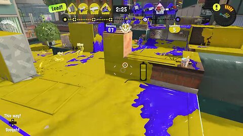 Splatoon3 supporting the push