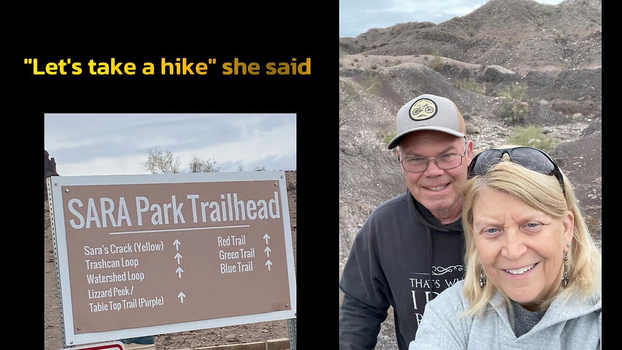 Lake Havasu hiking trail SARA CRACK