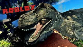 Vida de Tiranossauro Rex Não é facil, Preciso encontrar comida - Prior Extinction - Roblox