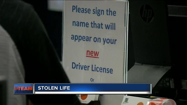 Accused identity thief done in by own driver's license