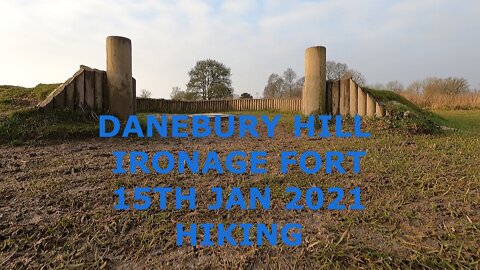 Hiking at an ironage fort uk.
