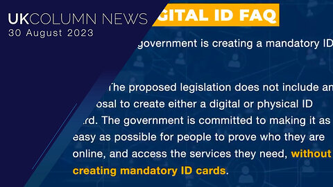 Digital ID, EU’s Digital Services Act And The UK’s Online Safety Bill - UK Column News