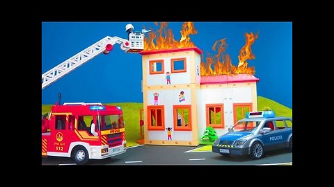 Heute gibts vom Playmobil Feuerwehrmann einen Zusammmenschnitt in der Schule & Kita!