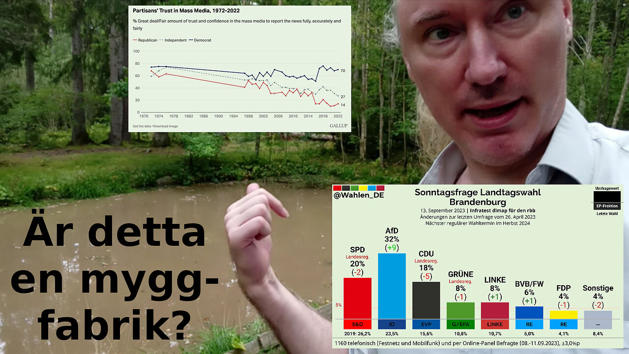 Återställ våtmarkerna! Produktivt arbete i EU-parlamentet! Fjärde Riket ser vi komma. Media-troende