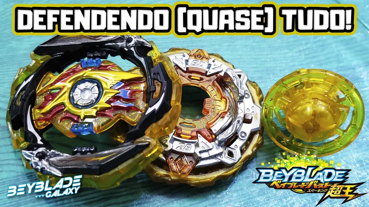Testando 076 - INFINITE HYPERION .Un.2B MCC contra 3 combos! - Beyblade Burst ベイブレードバースト