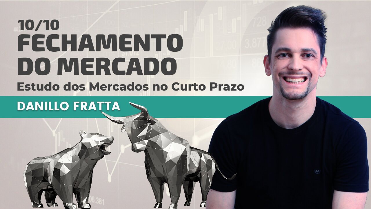 10/10/22 - Dia de leve queda nos mercados. #Ibovespa realizando correção lateral.