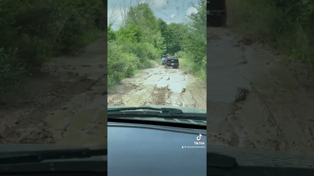 Having some fun on the trails after a week of rain! #offroad #4x4 #wheeling