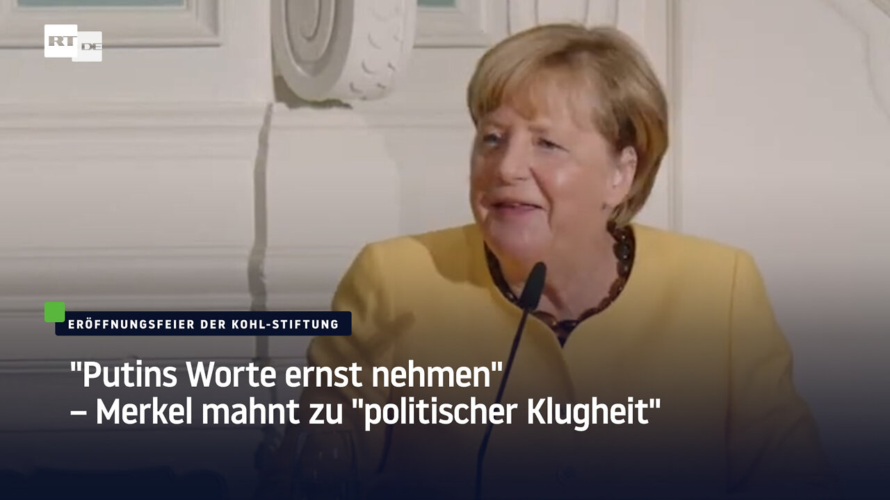 "Putins Worte ernst nehmen" – Merkel mahnt zu "politischer Klugheit"