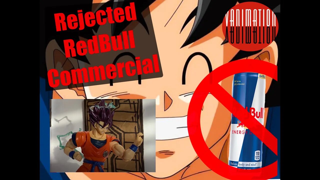 DRAGONBALL Z/ Rejected REDBULL commercial - STOP MOTION